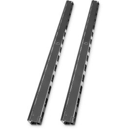 Digitus Canales para gestión de cables 42U para armarios de red y servidores, Panel de acero, Negro, 2 piezas Precio: 147.68999971. SKU: B12P48RXTK