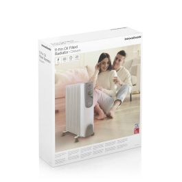 Radiador de Aceite Oileven InnovaGoods 2500 W (11 cuerpos) Radiador de Aceite Oileven InnovaGoods 2500 W (11 cuerpos)