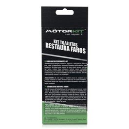 Motorkit Cs48 MOT1004 Kit Toallitas Restaurador Faros Coche Elimina Amarilleo, Oxidación y Arañazos en Plástico PC (2 Faros) Motorkit Cs48 MOT1004 Kit Toallitas Restaurador Faros Coche Elimina Amarilleo, Oxidación y Arañazos en Plástico PC (2 Faros)