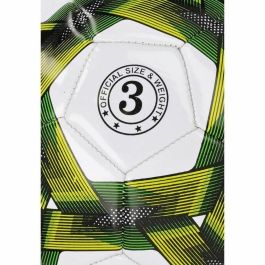 Balón de Fútbol REZO PVC Talla 5 Amarillo Bicolor Resistente AUC5715443911817