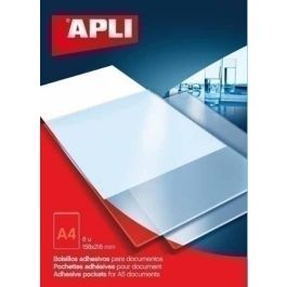 Funda Adhesiva Apli A4 Bolsillo Paquete De 6 Precio: 21.6900002. SKU: B1D6JFGHSA