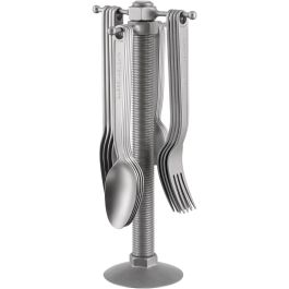 Alessi Virgil Abloh Set de 16 Cubiertos en Acero Inoxidable 18/10 - VA02 SET - Incluye Cucharas, Tenedores, Cuchillos y Cucharillas Precio: 216.95000041. SKU: B138874DND