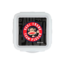 Fiambrera Paul Frank Team player Poliuretano Negro (13 x 7.5 x 13 cm)