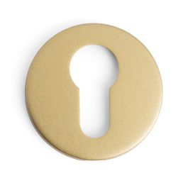 Jandel Bocallave Zamak Ø50x5mm para Puertas y Muebles - Funcional, Estético, en Múltiples Acabados: Negro, Latón Mate, Cromo, Blanco, Antracita