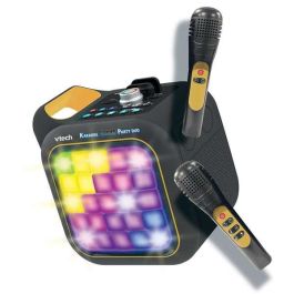 Karaoke Light Party Duo Golden Edition, Altavoz Bluetooth, 2 Micrófonos, 5 Modos Juego, Control Volumen, Luces, Sonidos, +14 Años, 35x20x27.9 cm