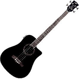 EKO Bajo Acústico Dreadnought Cutaway Electro Negro