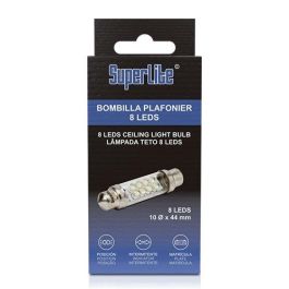 Bombilla Plafonier LED 44mm Luz Blanca Interior 8 LEDs Alta Intensidad Larga Duración Homologación E4 BOM12602 Bombilla Plafonier LED 44mm Luz Blanca Interior 8 LEDs Alta Intensidad Larga Duración Homologación E4 BOM12602