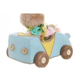 Figura Shabby DKD Home Decor Azul Marron 15 x 29 x 23 cm (2 Unidades)