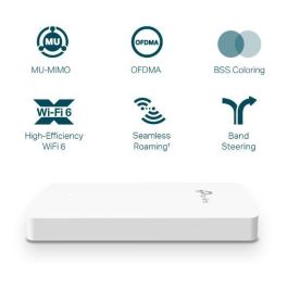 Omada IEEE 802.11ax/ac/n/g/b/, 2.4 / 5GHz, 574 / 1201Mbps, 802.3af/at PoE, 143 × 86 × 20 mm Omada IEEE 802.11ax/ac/n/g/b/, 2.4 / 5GHz, 574 / 1201Mbps, 802.3af/at PoE, 143 × 86 × 20 mm