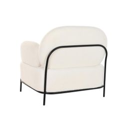 Butaca Moderno DKD Home Decor Blanco Negro 74 x 77 x 86 cm