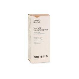 Sensilis #04-pêche doré PURE AGE PERFECTION Maquillaje Anti-imperfecciones Base Fluida Alta Cobertura Control Sebo Piel Mixta/Grassa 30ml