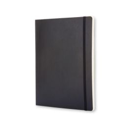 Cuaderno Moleskine Clasico Tapa Blanda 19X25 192H 70Gr. Horizontal Con Goma Negra