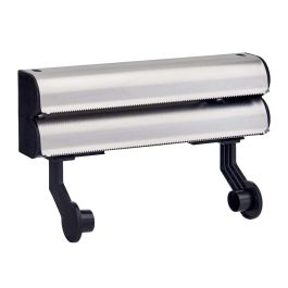 Portarrollos Doble Kinvara 34 cm x 20 cm x 9 cm, Metal, Plata (4 Unidades) Portarrollos Doble Kinvara 34 cm x 20 cm x 9 cm, Metal, Plata (4 Unidades)