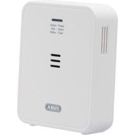 Abus COWM370 Detector de Humo Conectable, Alarma 85 dB, Protección 40 m², Batería Litio 10 Años