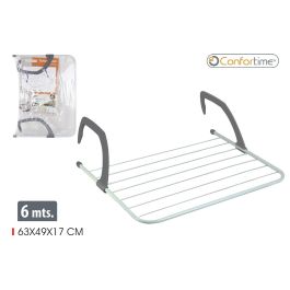 Tendedero de metal 6 metros, 63x49x17 cm - Confortime (8 Unidades) Precio: 39.49999988. SKU: B1DRQW3CZH