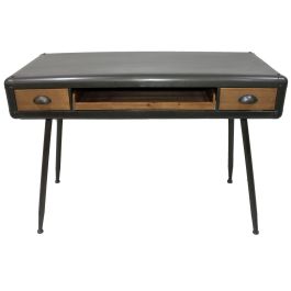 Escritorio DKD Home Decor Natural Gris claro Metal Abeto Madera de abeto 118 x 52 x 84 cm