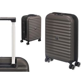 Arte Regal Maleta Plegable con Ruedas y Candado, 37L, Color Antracita, Dimensiones 36 x 23 x 55.5 cm, Asa Acolchada, Carcasa Rígida (Set de 3) Precio: 98.89000033. SKU: B1ALDJDXX3