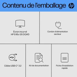 HP E45c G5 DQHD Curved Monitor HP E45c G5 DQHD Curved Monitor