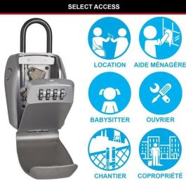 MASTER LOCK Caja de llave segura - Talla L - Seguridad reforzada - Cofre con mini asa MASTER LOCK Caja de llave segura - Talla L - Seguridad reforzada - Cofre con mini asa