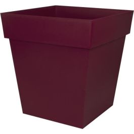 EDA TUSCANY Maceta Cuadrada 50 cm - Volumen 87 L - 49,5 x 49,5 x A.52,5 cm - Rojo burdeos Precio: 49.50000011. SKU: B1A42DKH9H