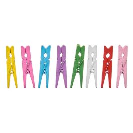 Set 8 Pinzas Madera Multicolor Grd Pincello 7X12CM (24 Unidades) Set 8 Pinzas Madera Multicolor Grd Pincello 7X12CM (24 Unidades)