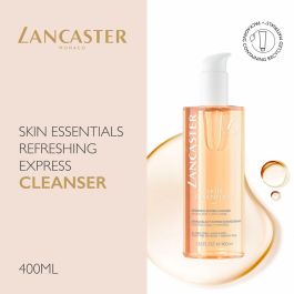 Lancaster SKIN ESSENTIALS Limpiador Expres Refrescante Desmaquillante Facial y Ojos, Elimina Impurezas, Tonifica Piel Sensible y Todo Tipo de Piel 400 ml