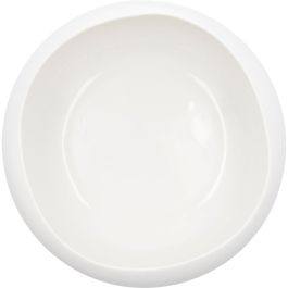 Ariane Bol Porcelana Organic Blanco Texturizado 21 cm (2 Unidades) Reforzado Profesional Apto Microondas Horno Lavavajillas