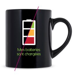 The Concept Factory Mug Cambio Color Con Calor Wifi, Bombilla, Pila