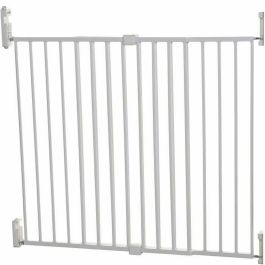 DREAMBABY Barrera de seguridad Extra grande BROADWAY Gro Gate - Para atornillar - L 76/134,5 x H 76 cm - Blanco