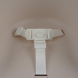 Thermobaby Silla elevadora Block, compacta y transportable con arnés de 3 puntos para seguridad y comodidad del bebé, marrón brillante