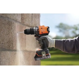 Taladro atornillador de impacto inalámbrico de 18 V + 2 baterías de 2 Ah + cargador - BLACK&DECKER - BLD683D2XK-QW - Sin escobillas