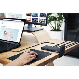 ASUS DC500 Triple 4K Thunderbolt 4 Dock USB-C con 96W Power Delivery, Soporte para 3 Monitores y Lector de Tarjetas