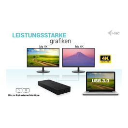 Hub USB i-Tec CATRIPLE4KDOCKPD2