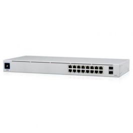 Ubiquiti UniFi 16-Port PoE Gestionado L2/L3 Gigabit Ethernet Switch, 36 Gbit/s, Montaje en Rack 1U, Plata Precio: 312.50000023. SKU: B1FTGH67C4