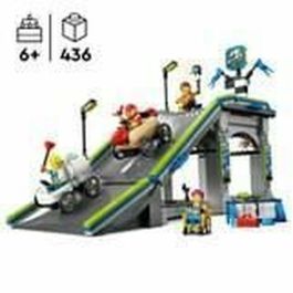 LEGO 60460 City Zero Limits: Race Car Ramp - Juego de Construcción para Niños +6 Años