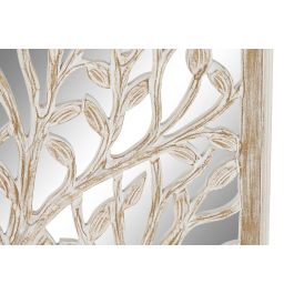 DKD Home Decor Decoracion Pared Blanco MDF Espejo 2.5 x 65 x 45 cm