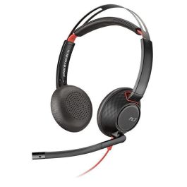 HP Auriculares Blackwire 5220 Diadema Binaural con Micrófono, Control de Volumen, Cable USB + Jack 3,5 mm, Negro-Rojo Precio: 83.49999944. SKU: S55006934