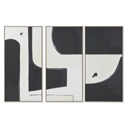 Juego de 3 cuadros Home ESPRIT Blanco Negro Moderno Urbano 180 x 4 x 120 cm (3 Piezas) Precio: 218.79000022. SKU: B1GXEWRGBG