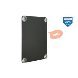 Pizarra con 4 ventosas de cristal 35.6 x 27.1 cm - Inde (6 Unidades) Precio: 58.49999947. SKU: B1EE7BMQ8T