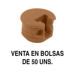 HERRAJES ALK Soporte Cazoleta Luna Acabado Roble (50 Unidades) Precio: 3.50000002. SKU: B1GAEWPXST