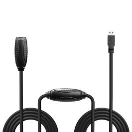 Lindy Cable Extensor Activo USB 3.0 de 10m para PC, Laptops y Tablets