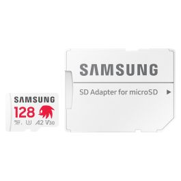 Samsung MB-MD128S 128 GB MicroSDXC UHS-I Clase 10 U3 V30 Tarjeta de Memoria, Lectura 180MB/s, Escritura 130MB/s