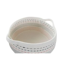 Cesta DKD Home Decor Blanco Negro 43 x 25 x 52 cm Set de 3 Cesta DKD Home Decor Blanco Negro 43 x 25 x 52 cm Set de 3