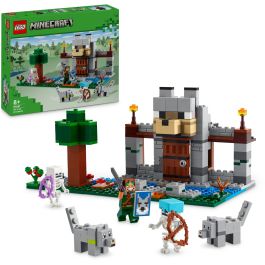 LEGO 21261 Minecraft La Fortaleza-Lobo Juego de Construcción Multicolor 312 Piezas para Niños a partir de 8 Años