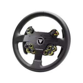 Thrustmaster Evo Racing 32R Leather Negro/Amarillo - Volante Gaming para PC, PS4, PS5, Xbox, Xbox One - Ref. 4060318