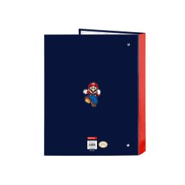 Carpeta Safta 4 Anillas Mixtas Carton Folio Super Mario World