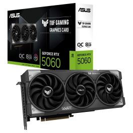ASUS TUF-RTX5060-O8G-GAMING Tarjeta Gráfica GeForce RTX 5060 OC 8GB GDDR7 3 Ventiladores