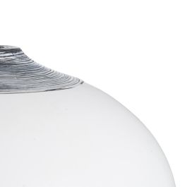 Jarrón Blanco Terracota Decoración 29 X 31 X 30 cm