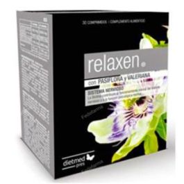DIETMED Relaxen 30 Comp. Suplemento para la relajación con Valeriana, Pasiflora, Lúpulo y Biotina para el sistema nervioso y sueño natural Precio: 9.5900002. SKU: B1EG53MNM2