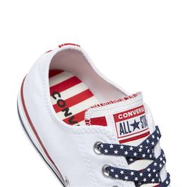 Zapatillas Deportivas Infantiles Converse Stars Stripes Chuck Taylor Blanco